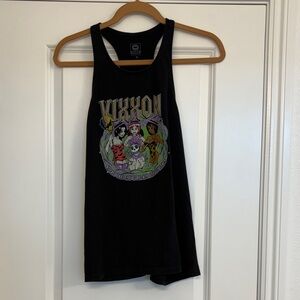 DIXXON Black Graphic Tank Top